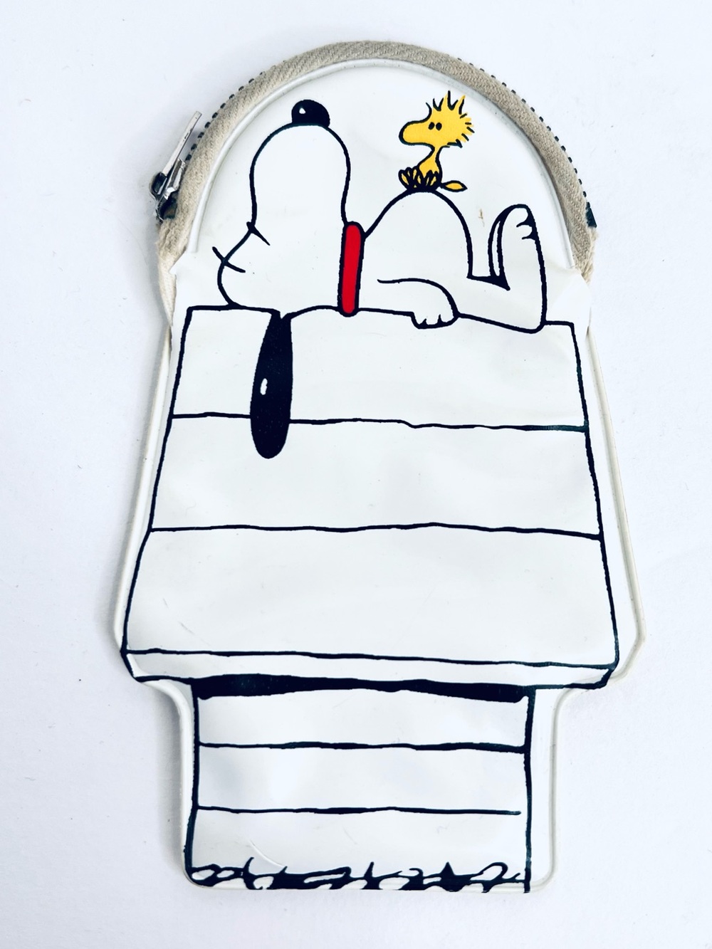 Vintage Hallmark Snoopy Woodstock Doghouse Coin Purse Japan Peanuts